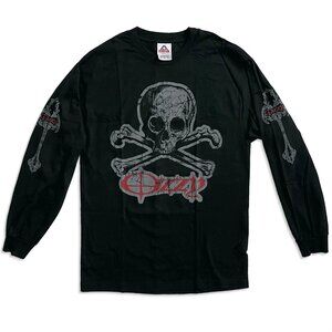 Ozzy Osbourne - Skull & Crossbones Vintage LS T-Shirt